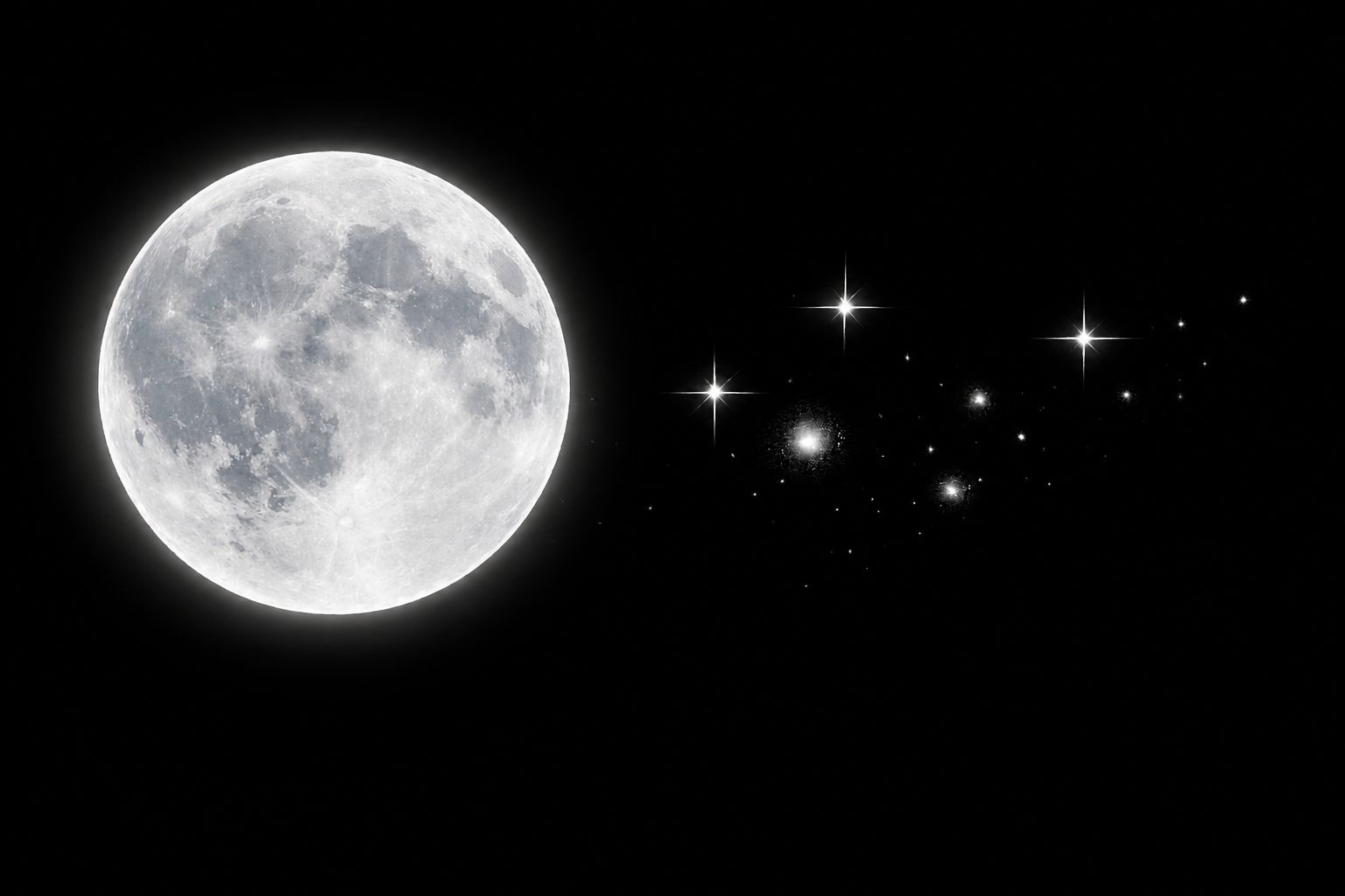Selûne shines as a full moon from the skies